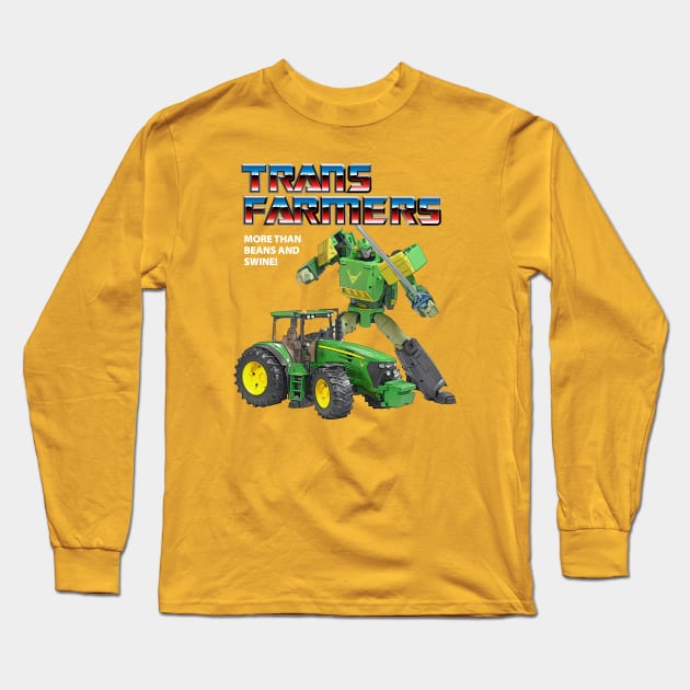 Transfarmers! Long Sleeve T-Shirt by Super Secret Villain